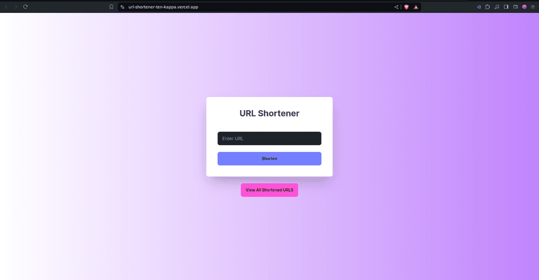 URL Shortener image